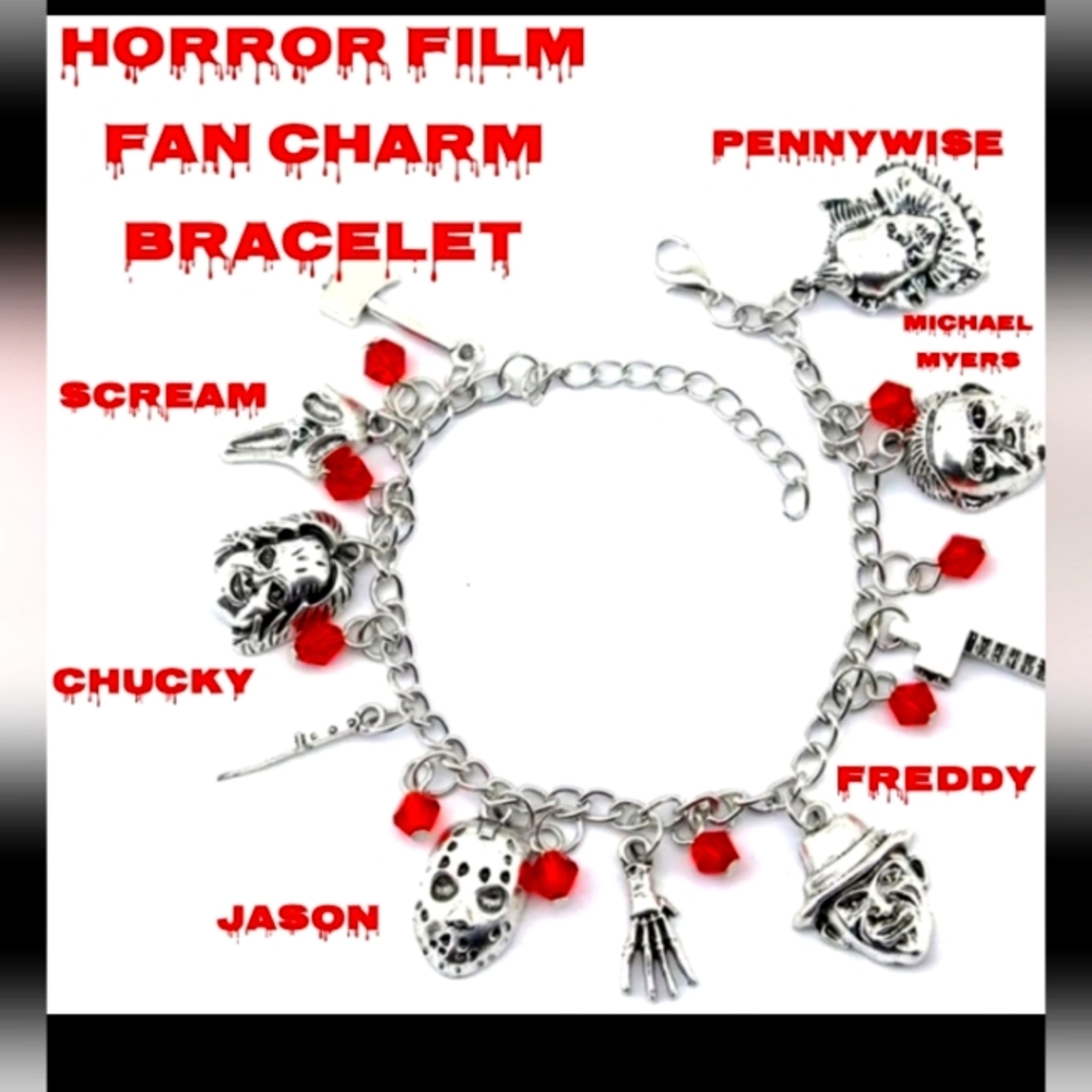 Horror Movie Charms Bracelet